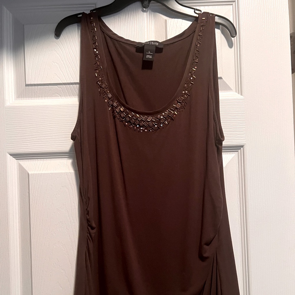 WHBM Brown Tank size large